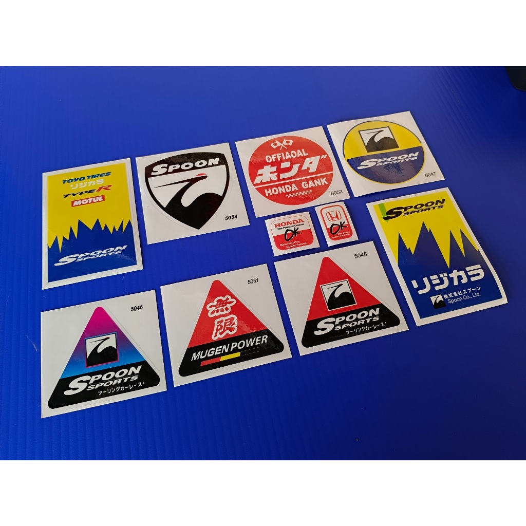 สติ๊กเกอร์ Car Decal Spoon Sport Japanese Sticker
