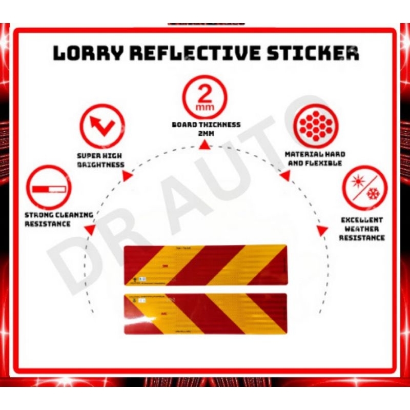 สติ๊กเกอร์ Puspakom Sirim, สติ๊กเกอร์ JPJ, สติ๊กเกอร์ Lori, สติ๊กเกอร์สะท้อนแสงเกรดเพชร 3M, สติ๊กเกอร์ทดสอบรถบรรทุก - รูปที่ 5