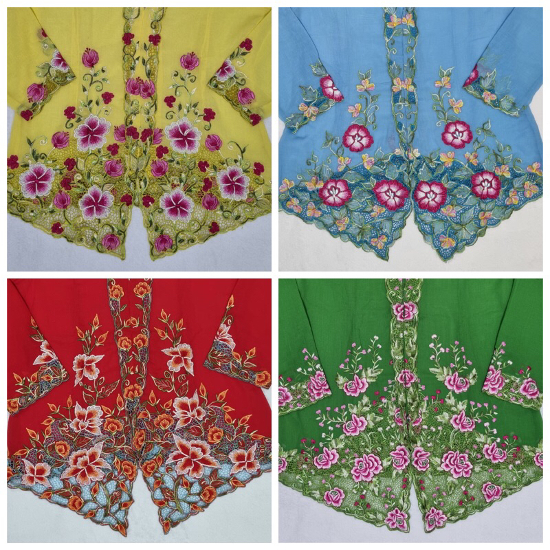 เสื้อ Kebaya Nyonya - ไซส์ SS (มีกระดุม)