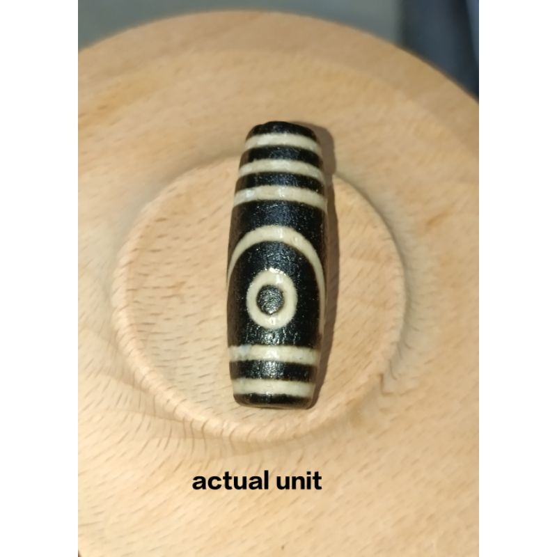 MEDIUM HIGH GRADE 3D CARVED 2.ดวงตา DZI BEADS
