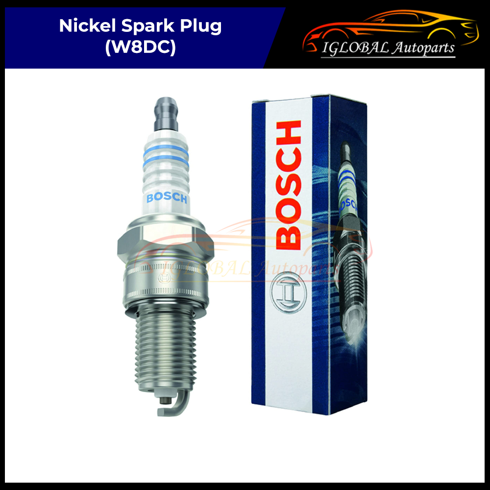 (4pc) หัวเทียน Bosch W8DC Big Head - Toyota Unser, HiAce, LiteAce / Nissan Vanette / Suzuki Vitara /