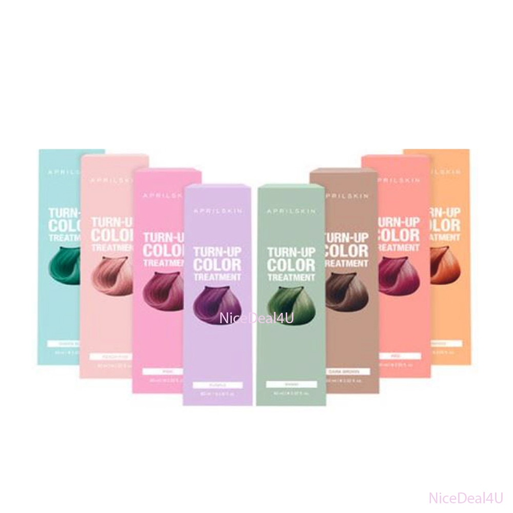 April Skin Turn-Up Color Treatment 60ml Silky Smooth Hair เมษายนย้อมผมไม่ถาวรเกาหลี