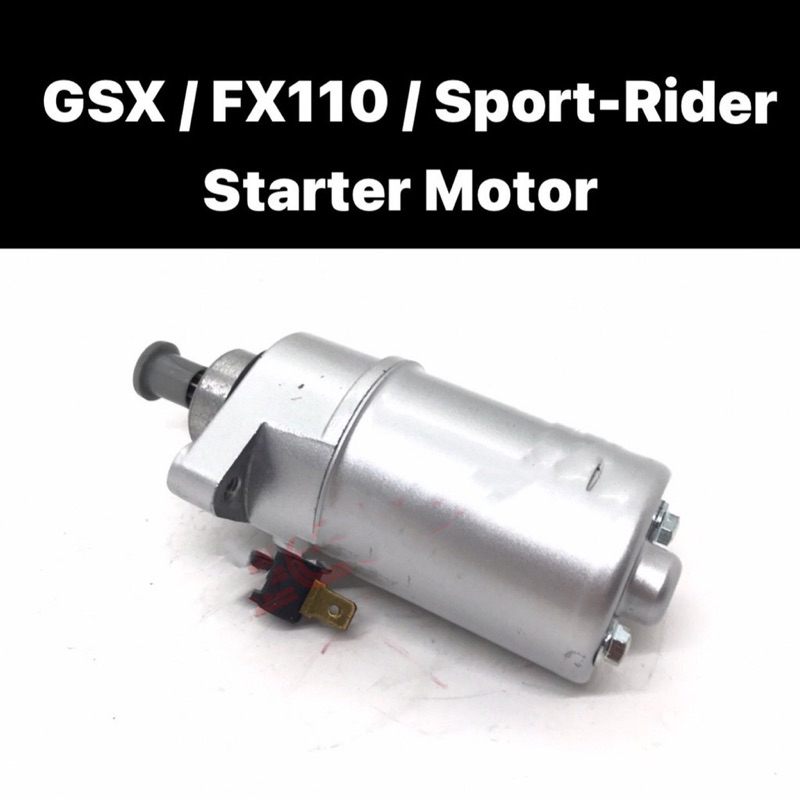 SUZUKI GSX STARTER MOTOR / FX110 / FX 110 / SPORT RIDER / SPORT-RIDER / FD110 / FD 110 / JOYRIDE