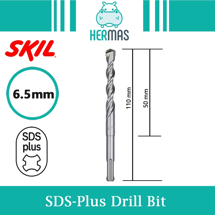 [CLEARANCE] Skil SDS Plus ดอกสว่านกระแทกโรตารี่ 6.5 มม. 7 มม. สําหรับเจาะคอนกรีต