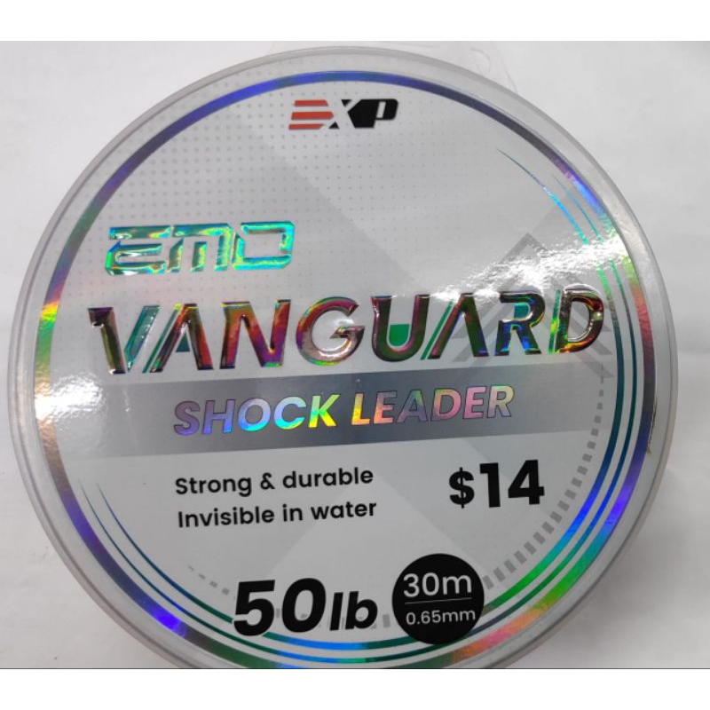 ใหม่ NOV 2023 EXP EMO VANGUARD SHOCK LEADER 30 เมตร LENGTH