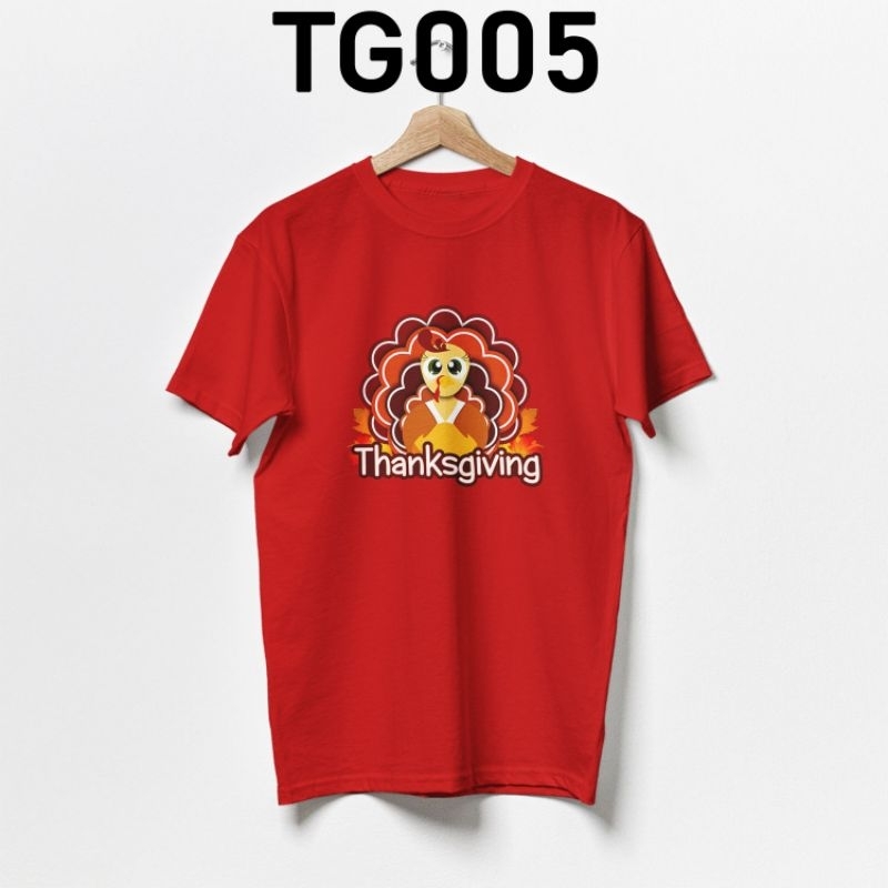 ขอบคุณเสื้อยืด PUMPKIN TURKEY MEN COTTON 2XS-2XL SUMMER LOOSE SIZE ROUND NECK SHORT SLEEVE STREETWEA