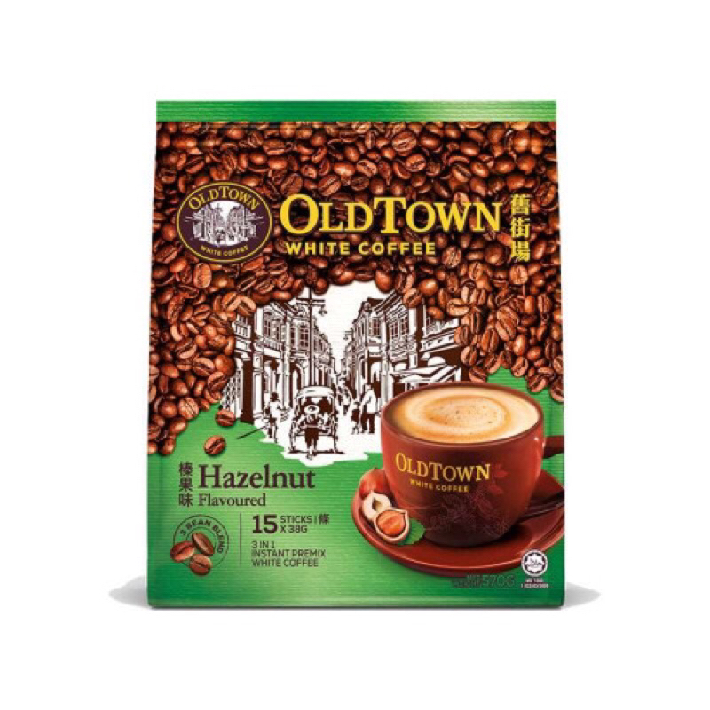 OLDTOWN White Coffee 3IN1 เฮเซลนัท 15sX31G