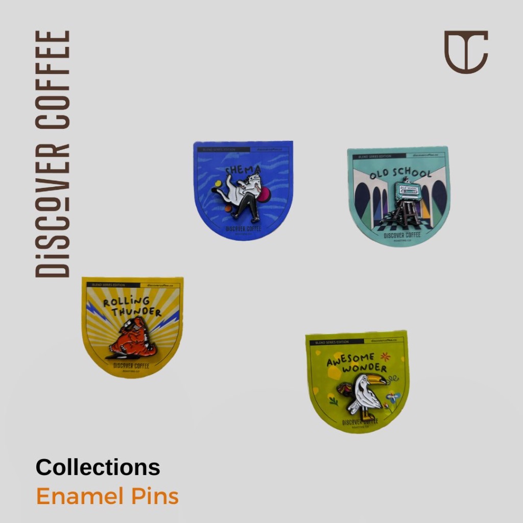[DISCOVER MERCH] Discover Coffee Blend Series Enamel Pin – เข็มกลัดสะสมเคลือบฟัน