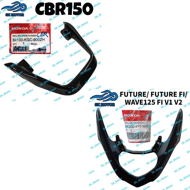 Honda CBR 150 OLD FUTURE FI WAVE 125 FI V1 V2 ที่นั่งสปอยเลอร์ Carrier Besi L Bar 84100-KGC-900ZH KY