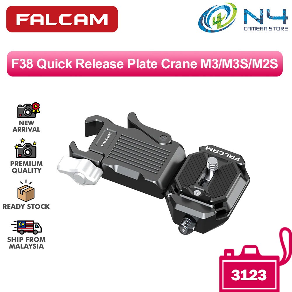 FALCAM F38 แผ่นปลดเร็วสําหรับ Zhiyun Crane M3/M3S/M2S 2858