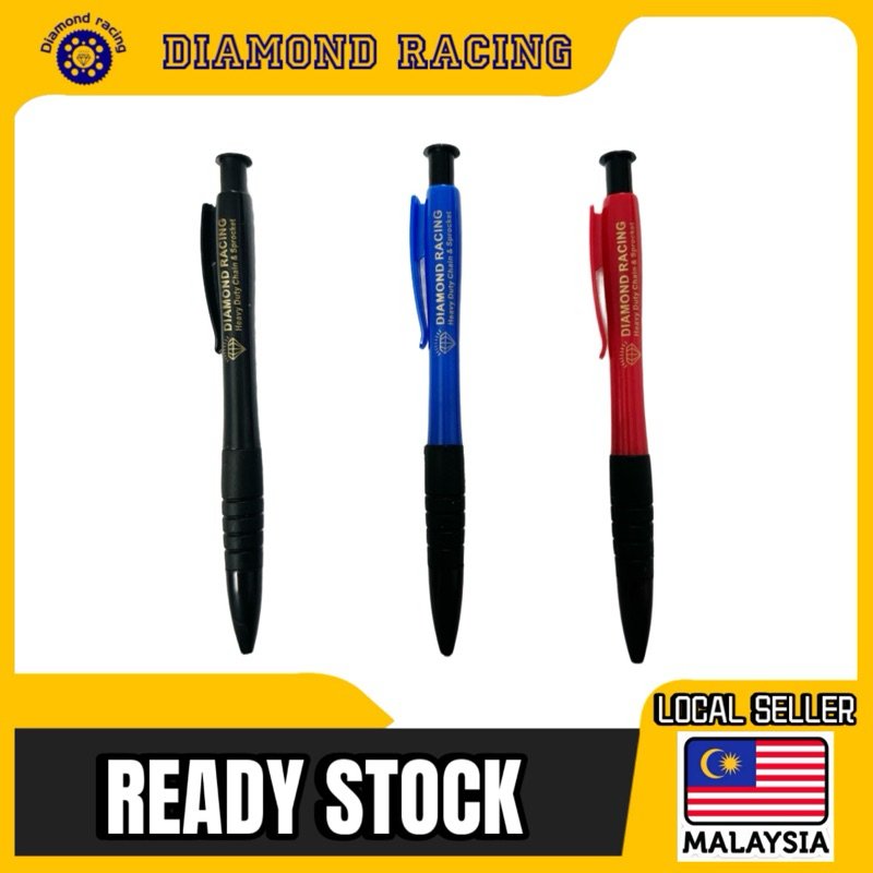 PEN DIAMOND RACING BLUE/BLACK/RED