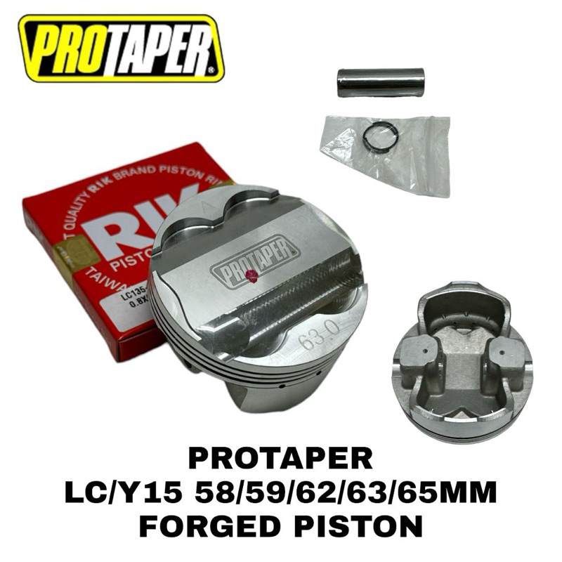 LC135/Y15ZR PROTAPER FORGED DOME PISTON SET LELONG V1