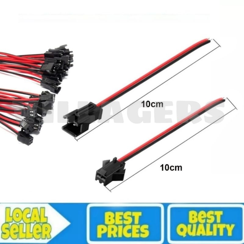 2PIN JST SM Connector สายไฟ Led รถรถบรรทุก JSM SM Connector
