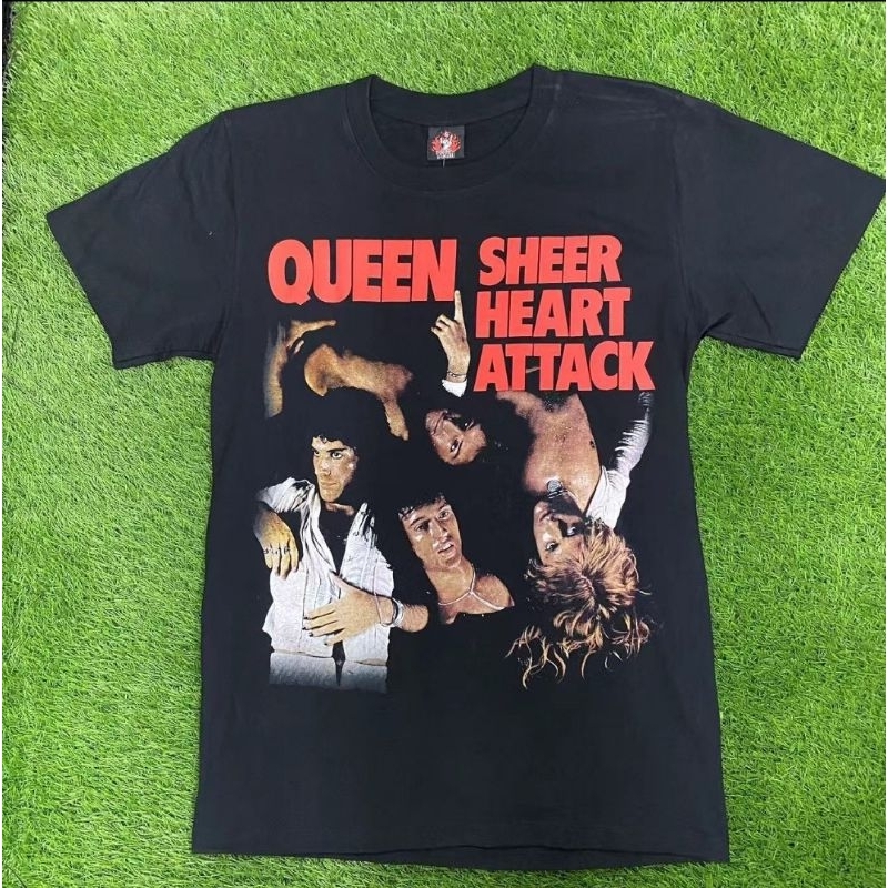 เสื้อยืด พิมพ์ลายวงร็อค Queen Sheer Heart Attack Make In Heaven Fender Ibanez Gibson Epiphone Takami