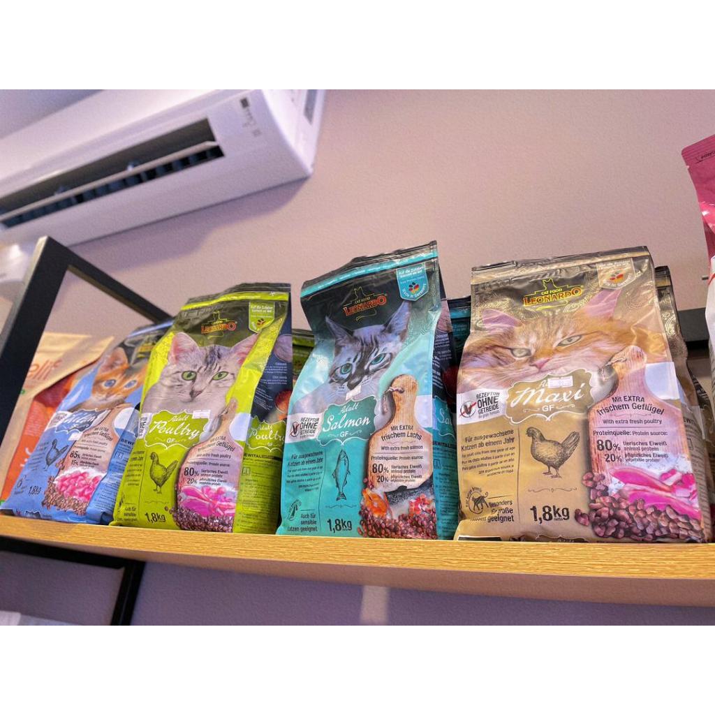 LEONARDO Grain Free อาหารแมวสําหรับแมว 1.8Kg (LEONARDO 无的猫 1.8Kg)