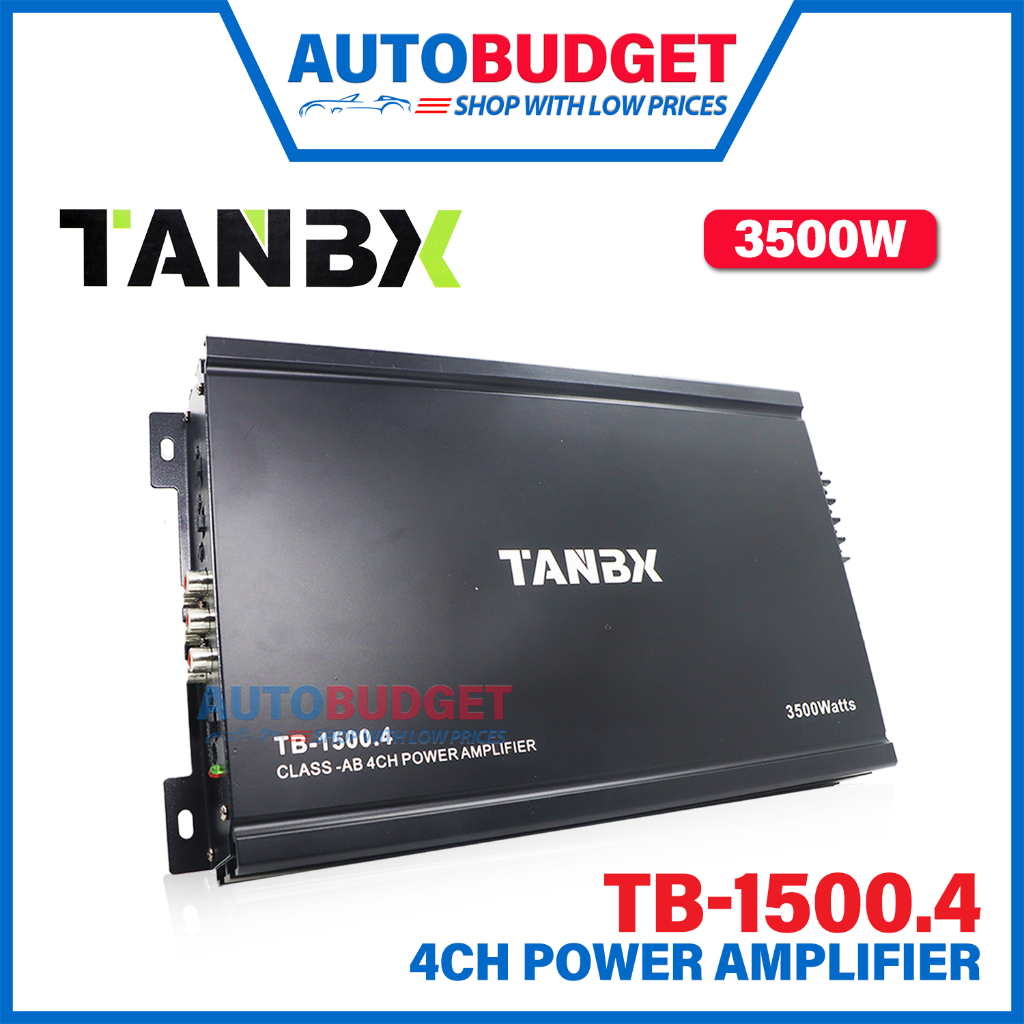 4 CH เครื่องขยายเสียง 3500 วัตต์ TANBX 4 ช่องเครื่องขยายเสียงรถยนต์ Power Amp Kereta High Power ลําโ