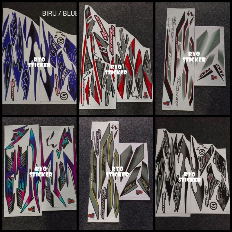 สติ๊กเกอร์ SYM JET POWER 125 API VIRAL/RC/HELLO KITTY/SPECIAL EDITION