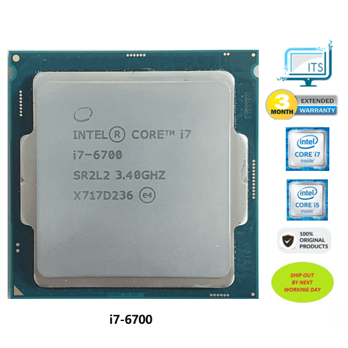 หน่วยประมวลผล Intel CoreTM i7-6700 i7-4790 i7-4770s i7-3770 i7-2600 i5-6500 i5-4570 i5-3470
