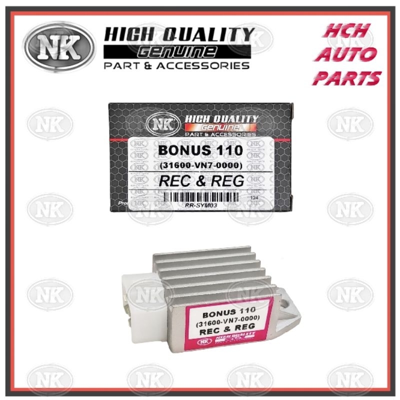 RECIFER & REGULATOR - SYM - BONUS 110 - 31600-VN7-0000/ E BONUS/ M BONUS/ BONUS SR/ BONUS (NK)