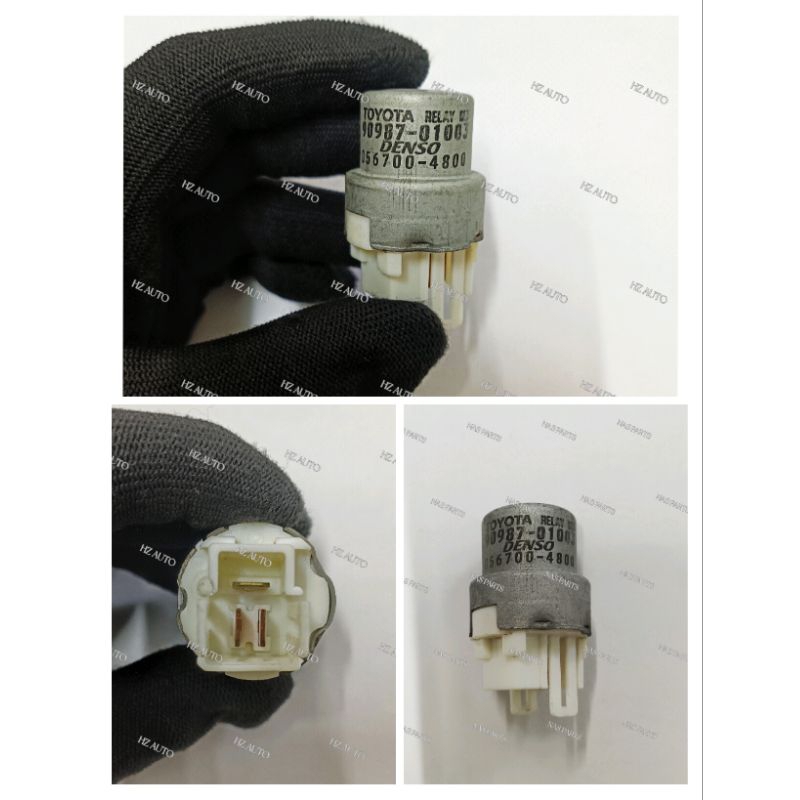 TOYOTA RELAY 12V 3PIN 056700-4800 /90987-01003 สําหรับ AIRCOND RELAY/FAN RELAY/HEAD LAMP RELAY