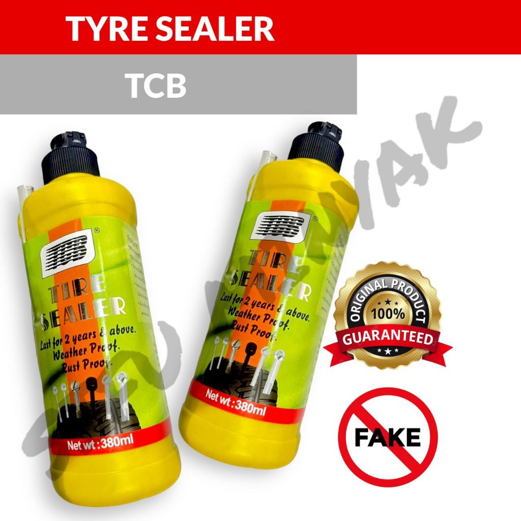 TCB MOTORCYCLE TIRE GUM TAYAR GAM TIRE SEALER 380ML 800ML ชุดซ่อมแซมยาง ANTI BOCOR