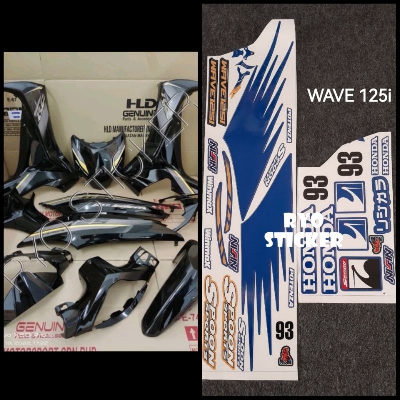 สติ๊กเกอร์ HONDA WAVE 125i / FUTURE RC/SPOON SPORT