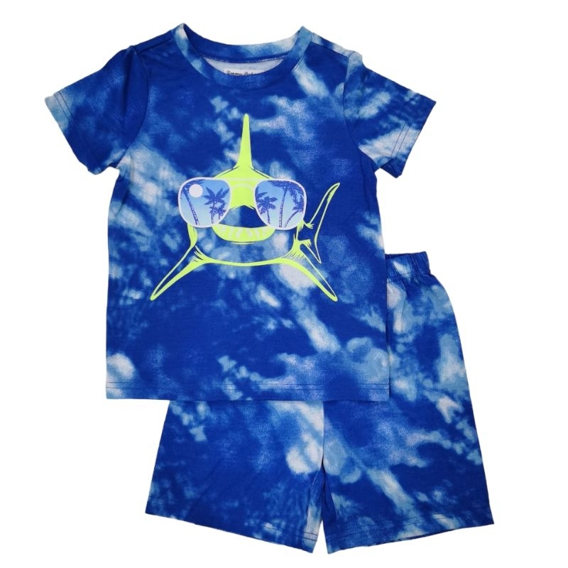 Tommy Bahama Glow in the dark Boy เสื้อเด็ก + กางเกง - 2T to 7T