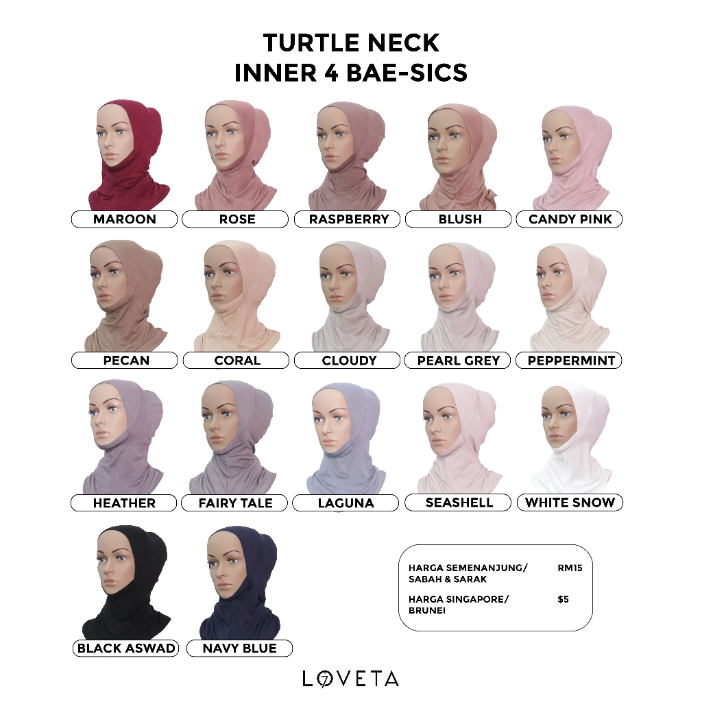 Inner Tudung Loveta Collection โดย Siti Sarah