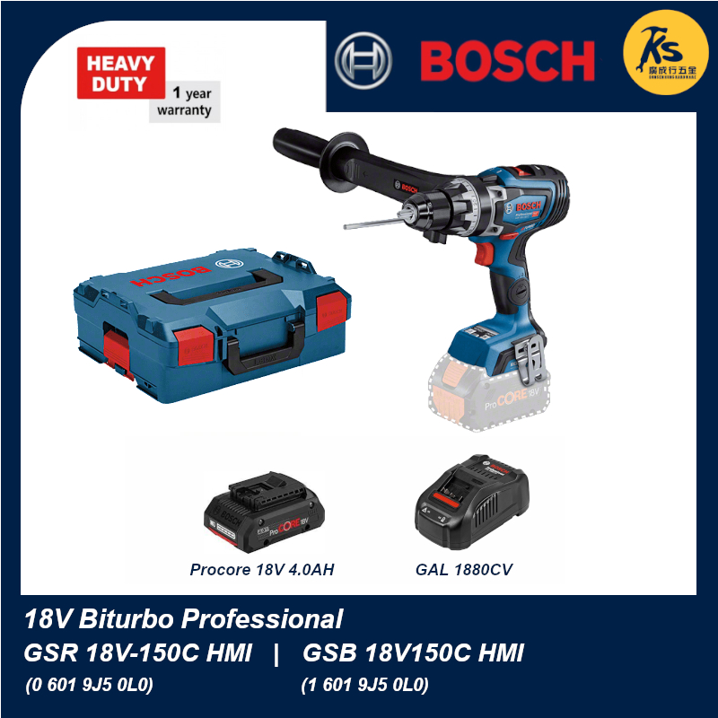 Bosch สว่านไร้สาย 18V GSR 18V-150 C GSB 18V-150 C
