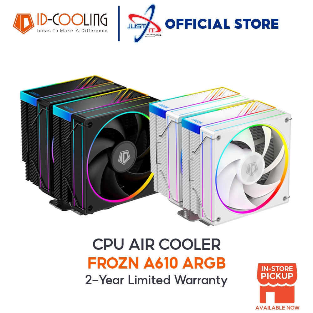 ID-COOLING FROZN A620 ARGB CPU AIR COOLER - สีดํา / สีขาว