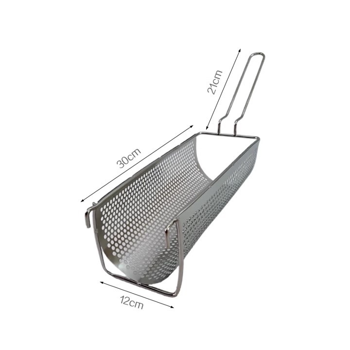KIZZY ตะกร้าทอดยาวสแตนเลส