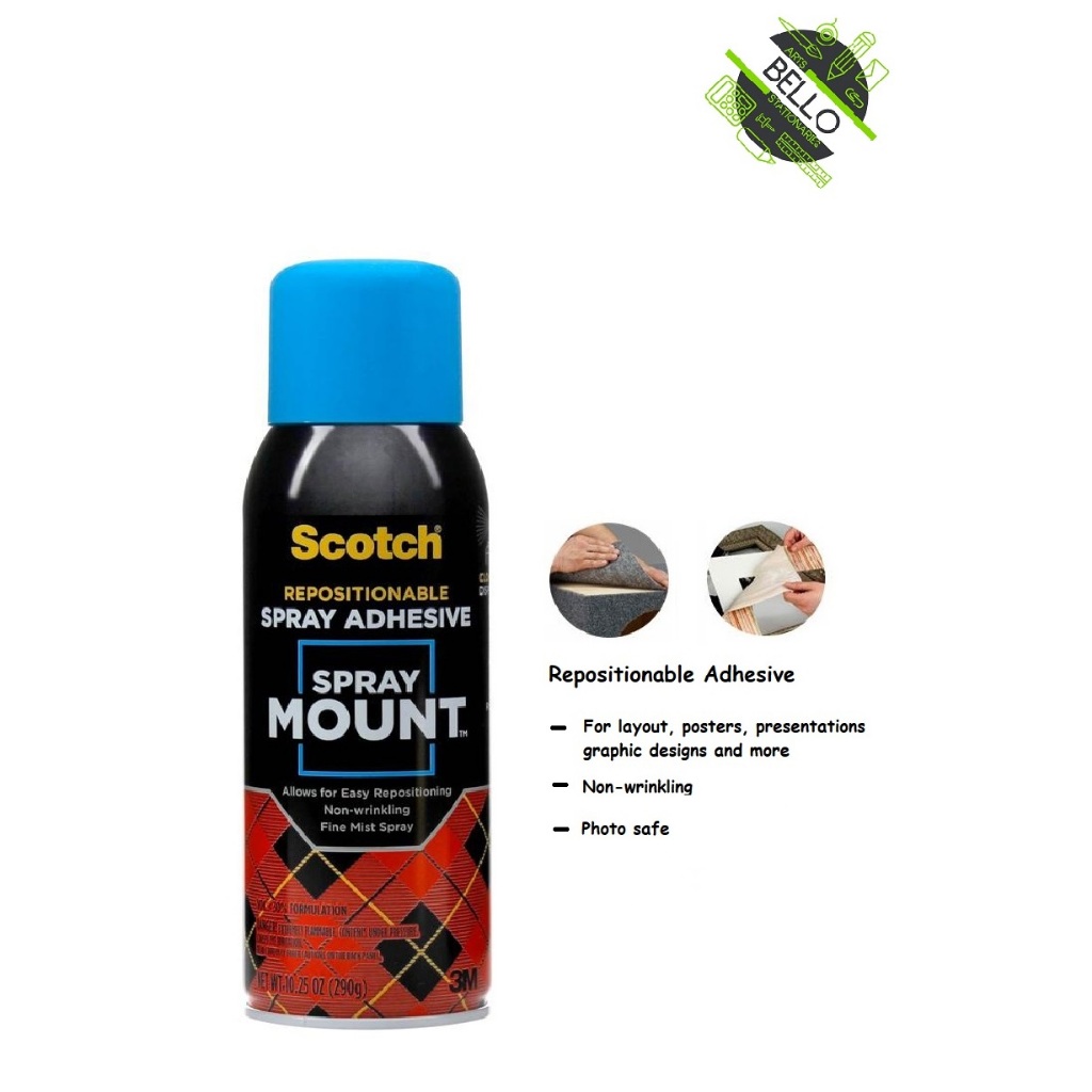 3M Scotch Spray Mount กาวเปลี่ยนตําแหน่งได้ 290g