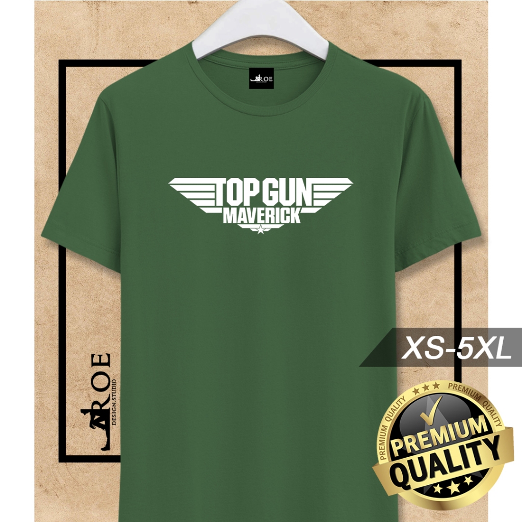 🔥 Baju Tshirt Top Gun Maverick Lelaki Perempuan Unisex + Plus Size 🔥