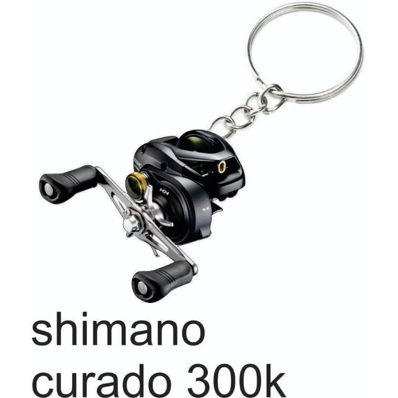 Shimano curado 300k รอกตกปลา 2d พวงกุญแจ mesin pancing