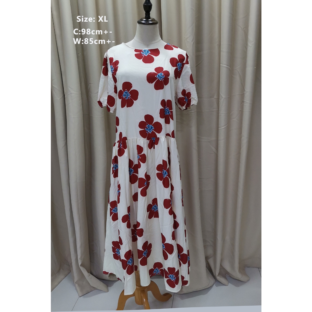 Pre-loved Secondhand Dress 95% เหมือนใหม่ (W39) (XL Size] /连衣裙出遛 สําหรับขาย 9.5成新