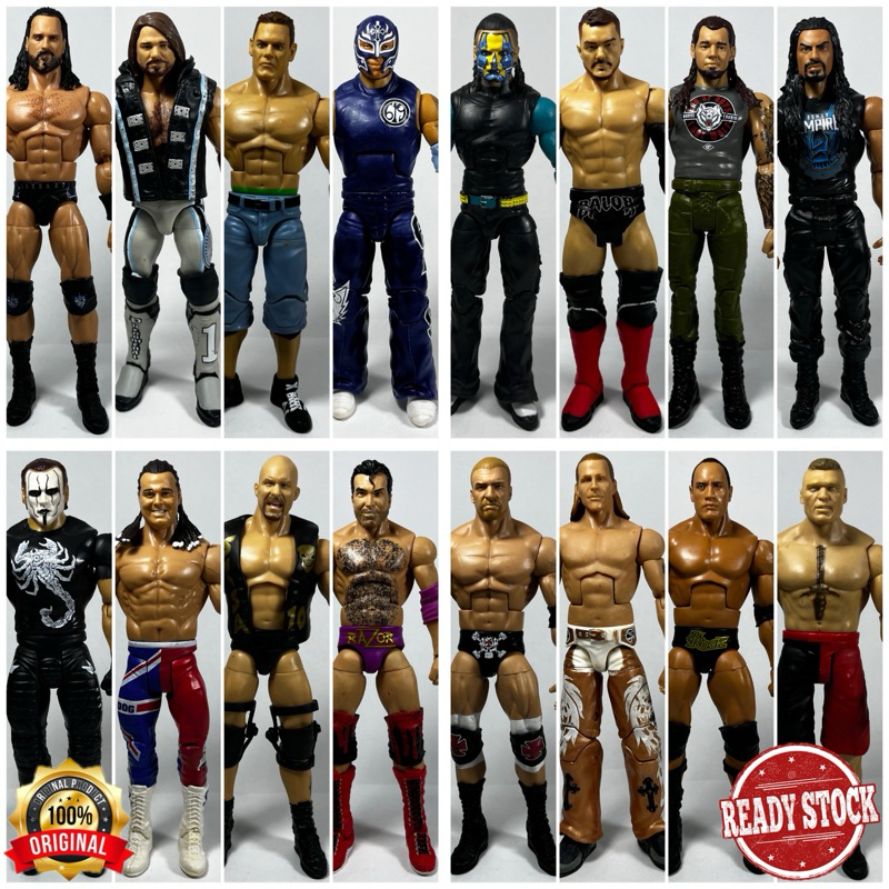 Mattel WWE Wresting Action Figure ของเล่น