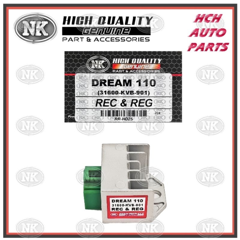 RECIFER & REGULATOR - HONDA - DREAM 110/ EX5 110 KAMMING/ EX5 DREAM 110 - 31600-KVB-901 (NK)