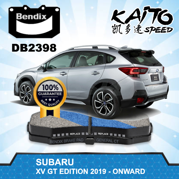 Bendix ผ้าเบรคหลัง DB2398 Subaru XV GT3 / GT7 GT Edition 2018 2019 2020 2021 2022 2023 2024 XV2