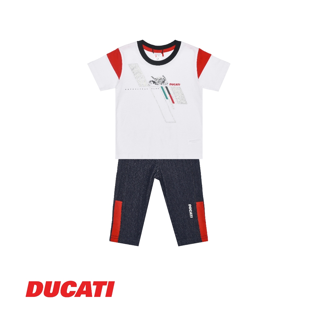 Ducati BABY BOY เสื้อยืด แขนสั้น และกางเกงขายาว สําหรับเด็กผู้ชาย814441-816481