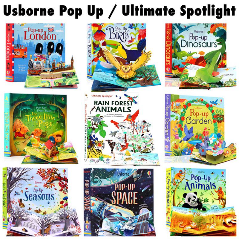 MaryamBOOKS LIVE 12PM Usborne Pop Up Animals Jungle 3D Play Books