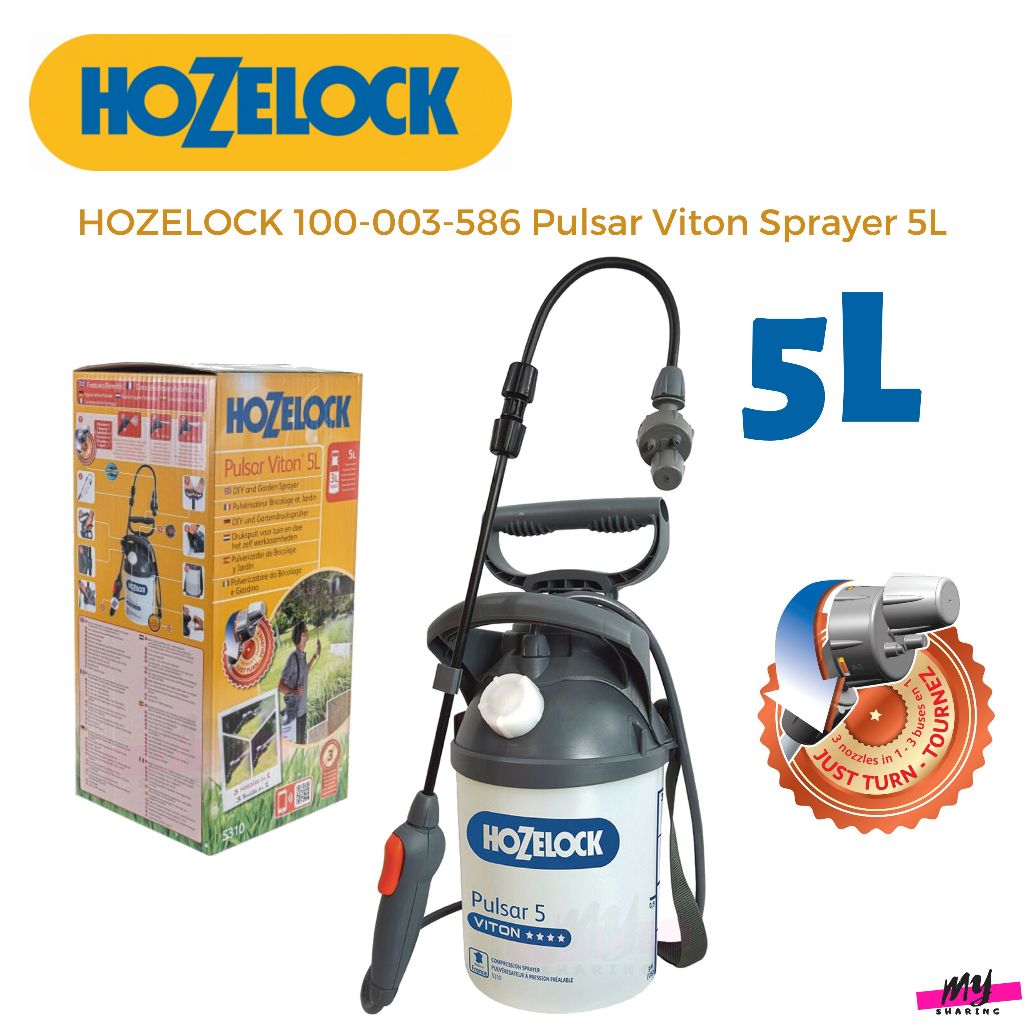 Hozelock 100-003-586 Pulsar Viton Sprayer 5L