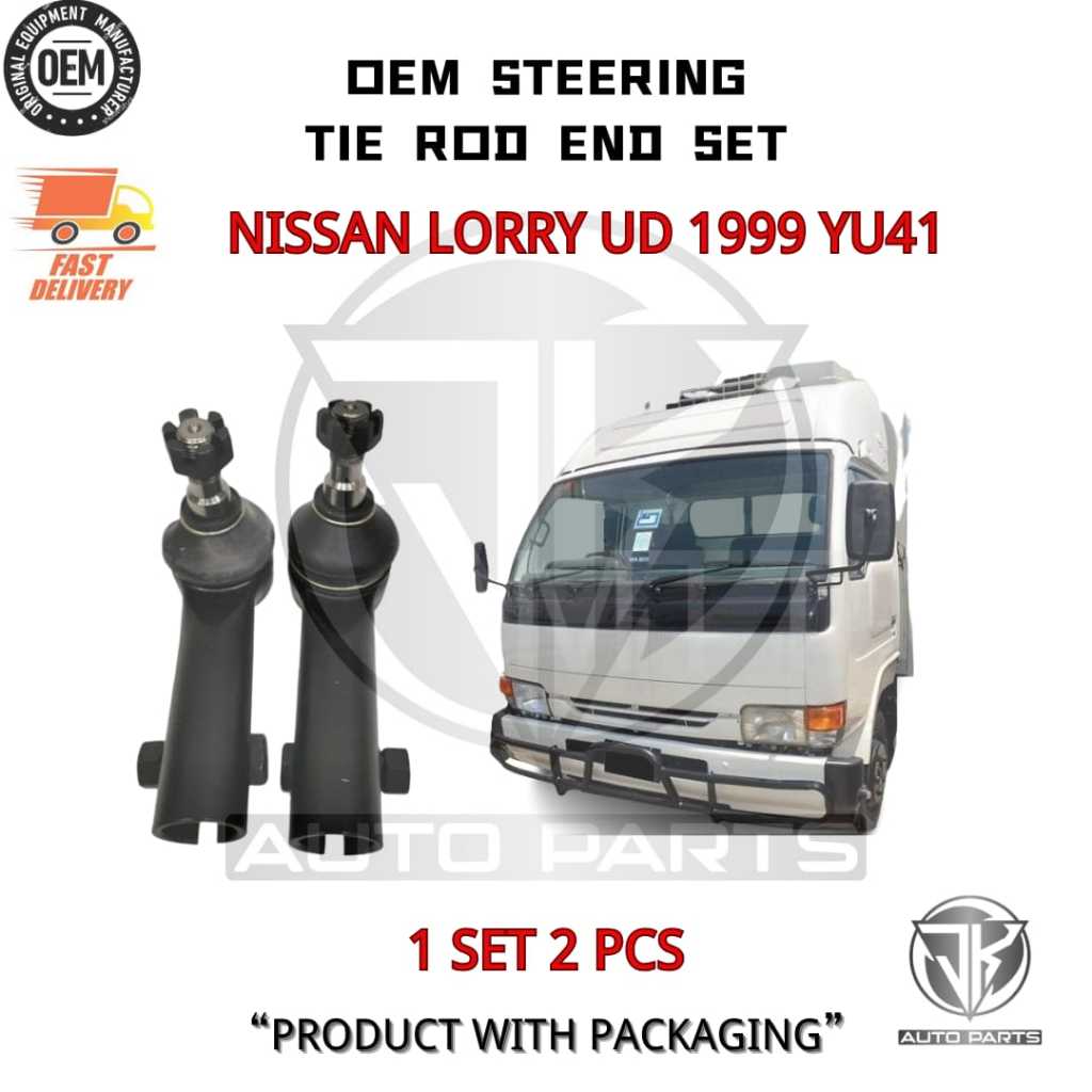 1 PAIR OEM STEERING TOTTER TIE ROD END NISSAN LORRY UD YU41 NU41 4.6 4.2 (48520/640-OT810)
