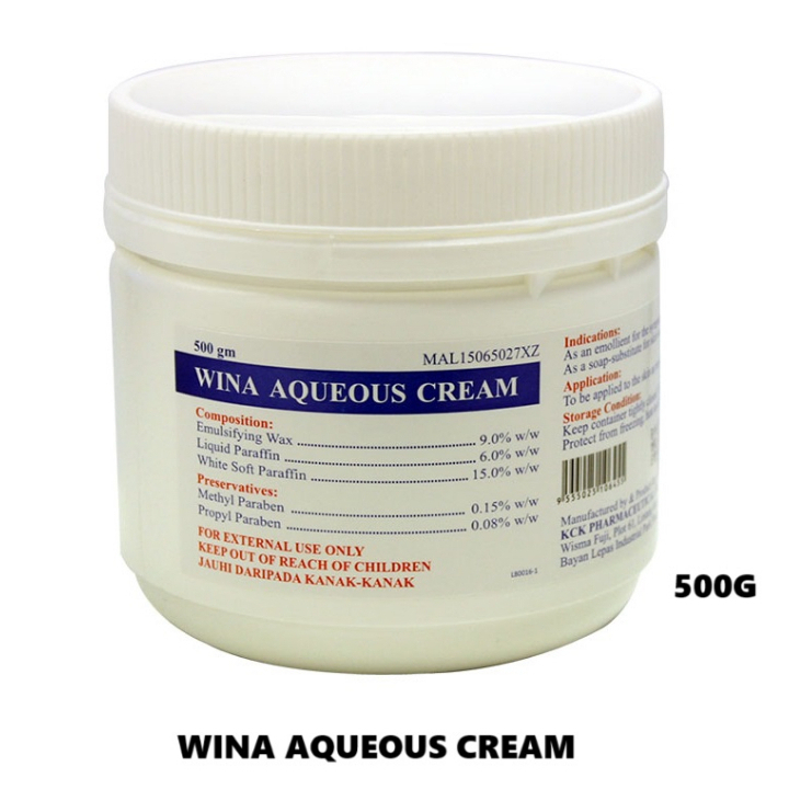 Wina AQUEOUS CREAM SOFTENER DRY SKIN / ECZEMA 500GM