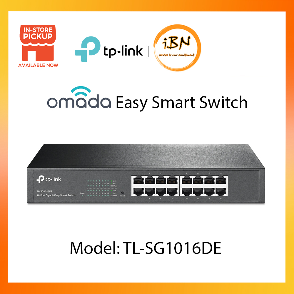 Tp-link TL-SG1016DE 16-Port Gigabit Easy Smart Switch @ IBN