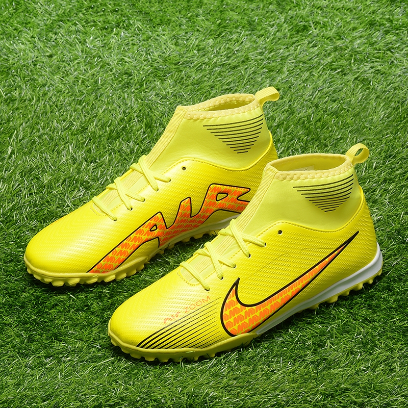 Nike_รองเท้าฟุตบอล พื้นแบน สําหรับผู้ชาย ผู้ใหญ่ เหมาะกับการแข่งขันฟุตซอล