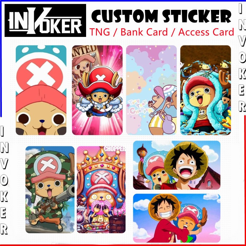 Tony Tony Copper - Touch n Go Card Sticker / TNG CARD Sticker / Bank Card Sticker / Access Card/ Ani