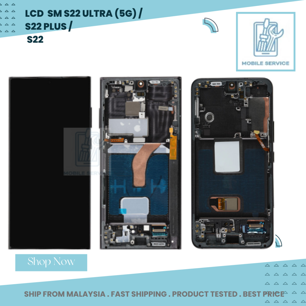 LCD SAM SM S22 ULTRA (5G) / S22 PLUS / S22 จอแสดงผล + หน้าจอสัมผัส Digitizer Repair อะไหล่ทดแทน (+กร
