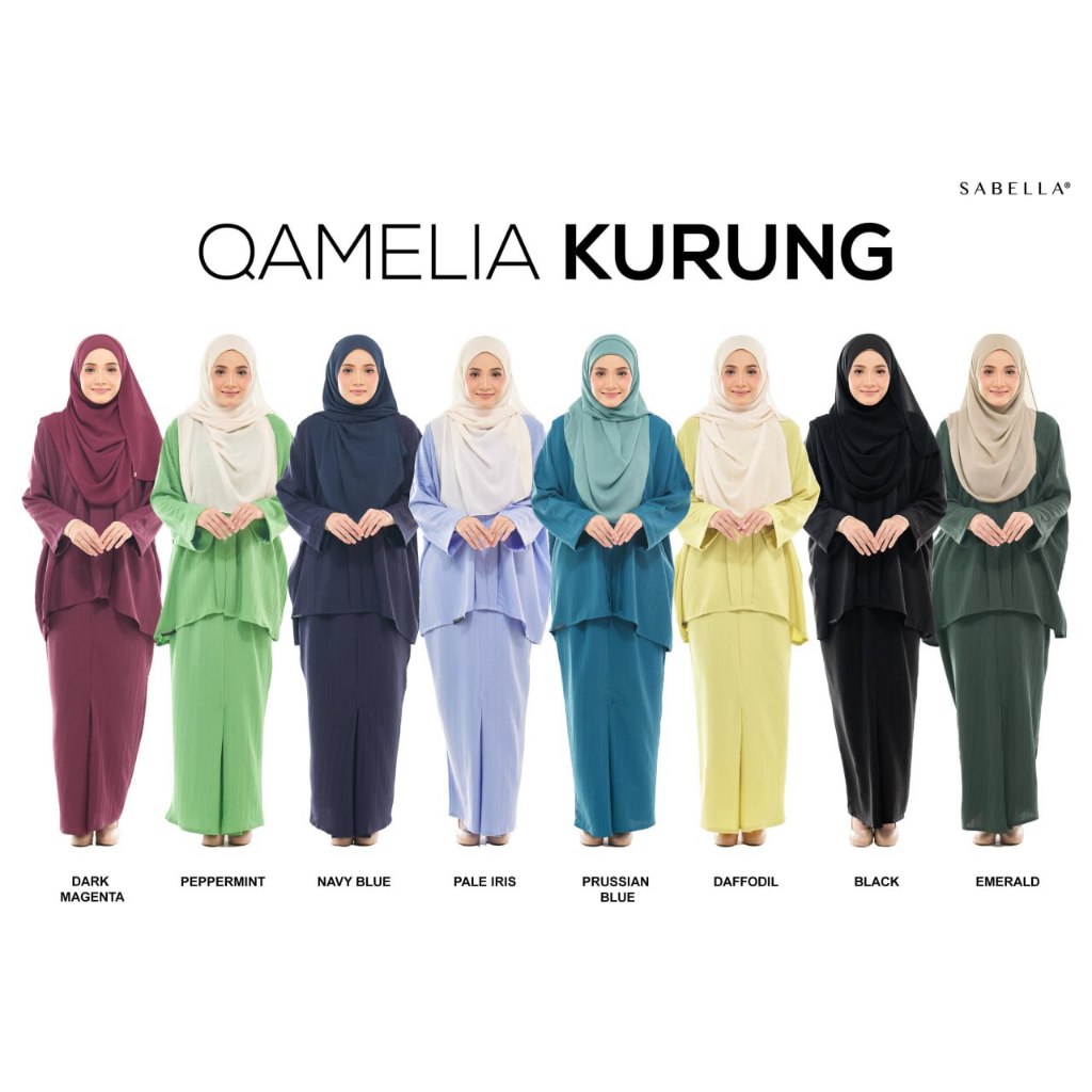 Sabella Qamelia Kurung Baju Kurung Muslimah