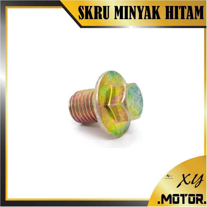 RXZ / SRL110 / LAGENDA / SRL115 OIL NUT(1PCS) SKRU MINYAK HITAM RXZ SRL110 SRL115