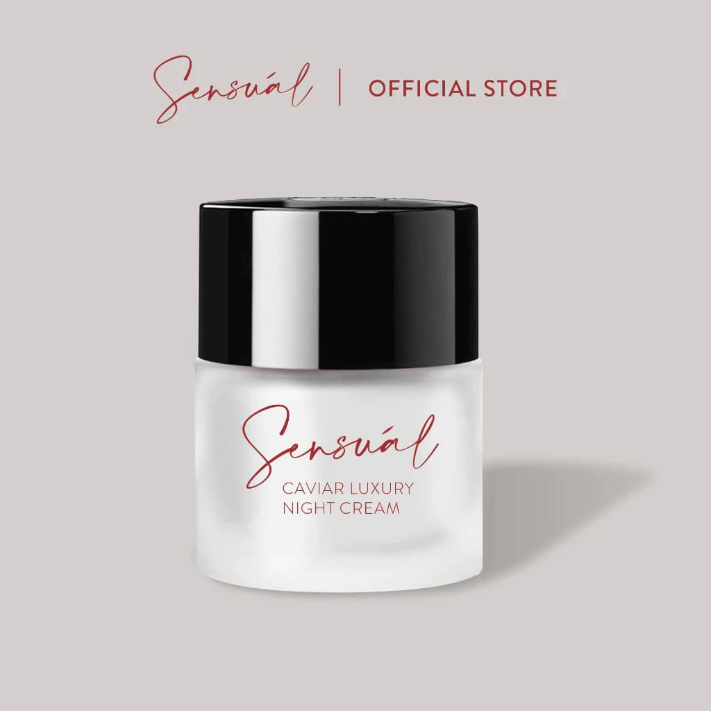 Sensual SKINCARE OFFICIAL Prime Caviar Luxury Night Cream 50g Elasticity/ Radiant/ Hydration/ Nourishing Skin